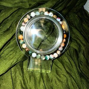 Multicolor Ocean Jasper Beaded Bracelet